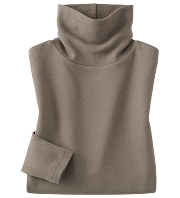 LAVIENNE（ラヴィエンヌ）の「超・暖　吸湿発熱　素肌よろこぶ綿１００％あったかインナー　タートルネックインナー（肌着・インナーウェア）」｜詳細画像