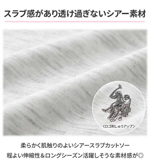 GeeRA（ジーラ）の「【Ｕ．Ｓ．ＰＯＬＯ　ＡＳＳＮ．】スラブシアーロンＴ（Tシャツ）」｜詳細画像