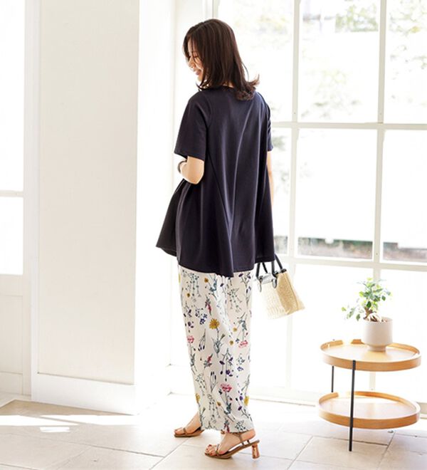 BELLUNA（ベルーナ）の「トレンド感が薫る！ポケット付ワイドパンツ（ワイドパンツ・ガウチョ）」｜詳細画像