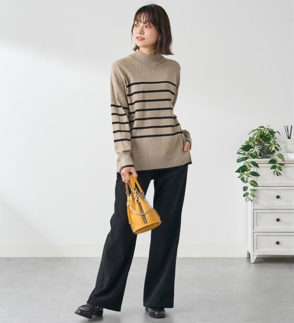 BELLUNA（ベルーナ）の「＜極み編＞肌心地ふんわりハイネックニット（ニット・セーター）」｜詳細画像