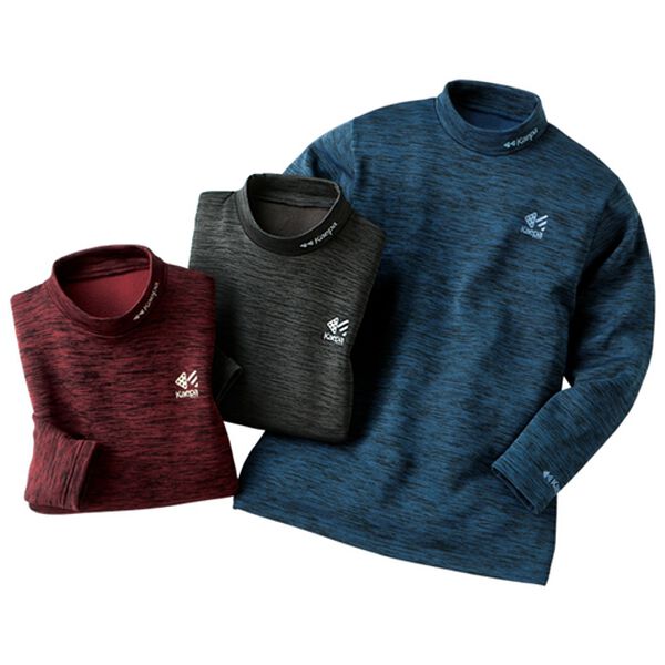 「【３色組】＜ケイパ＞瞬温（Ｒ）暖か裏フリースハイネック（メンズ靴下・タイツ）」｜詳細画像