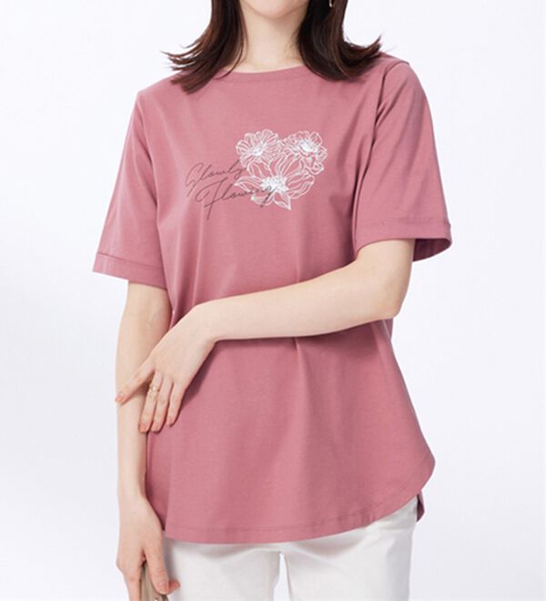 BELLUNA（ベルーナ）の「ヒンヤリ！着映えプリントプルオーバー（カットソー）」｜詳細画像