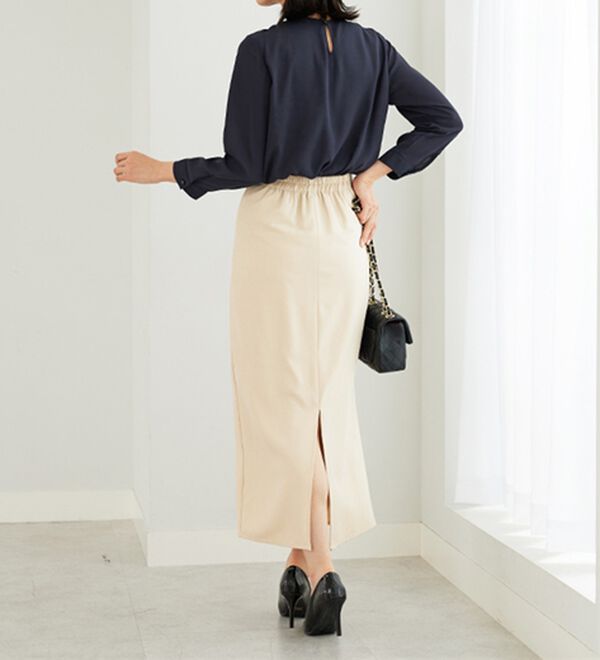 BELLUNA（ベルーナ）の「＜セレモニースタイル＞ボウタイデザインブラウス（ブラウス）」｜詳細画像