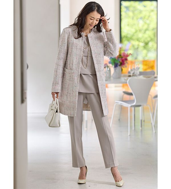 Bellesafeenaベルサフィーナ　リネン100％ ジャケット　日本製　9M Bellesafeenaベルサフィーナ リネン100％ ジャケット 日本製 9M