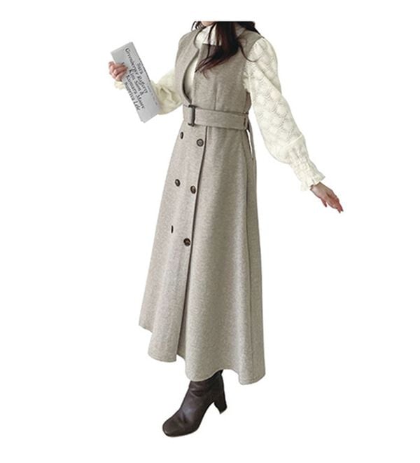 RANAN（ラナン）の「ハイネックカットレースブラウス（ブラウス）」｜詳細画像