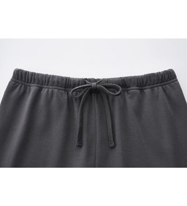 YU'NOW（ユナウ）の「【上下２点セット】コットン１００％シルケットスムースショートパンツセット（パジャマ・ルームウェア）」｜詳細画像