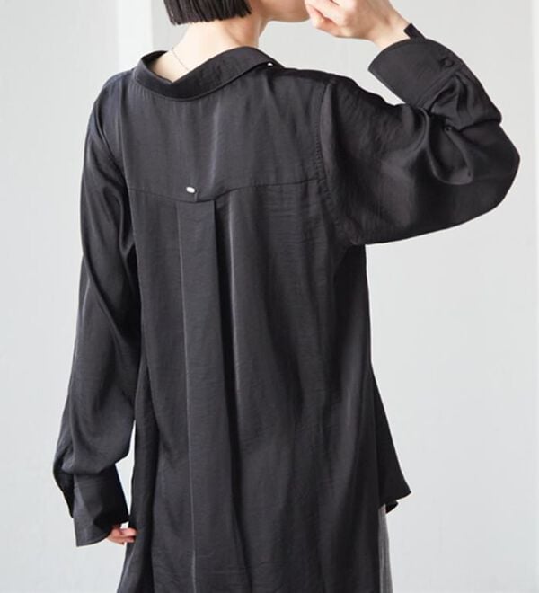 RANAN（ラナン）の「2WAYサテンスキッパーシャツ（シャツ）」｜詳細画像
