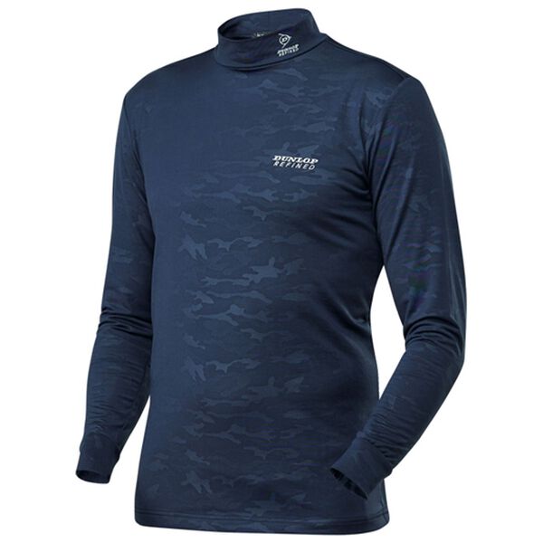 「≪ＴＶ限定★≫＜ダンロップ・リファインド＞裏起毛総柄入りハイネック３枚組+１枚（メンズカットソー）」｜詳細画像