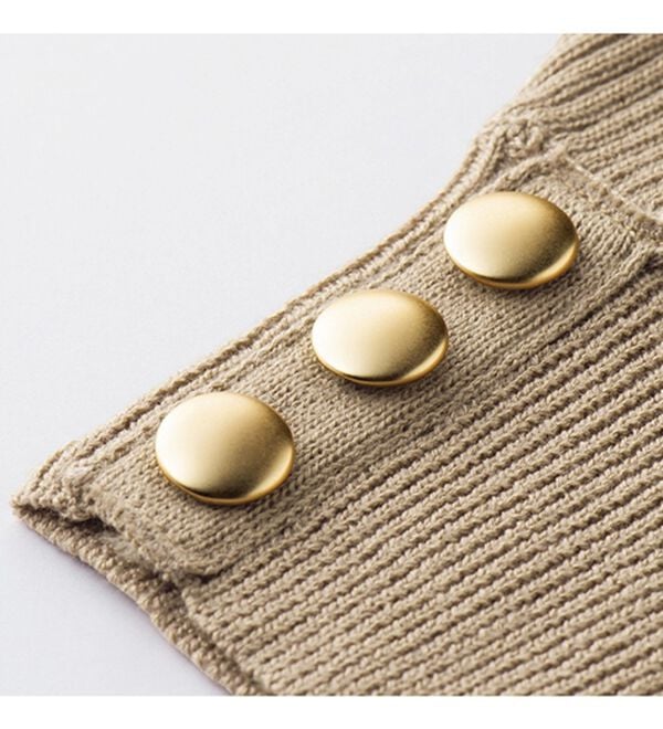 GeeRA（ジーラ）の「【長袖】袖ボタン付ドルマンニットトップス（ニット・セーター）」｜詳細画像