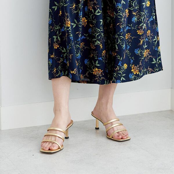 BELLUNA（ベルーナ）の「【接触冷感】レーヨン素材プリントワイドパンツ（ワイドパンツ・ガウチョ）」｜詳細画像