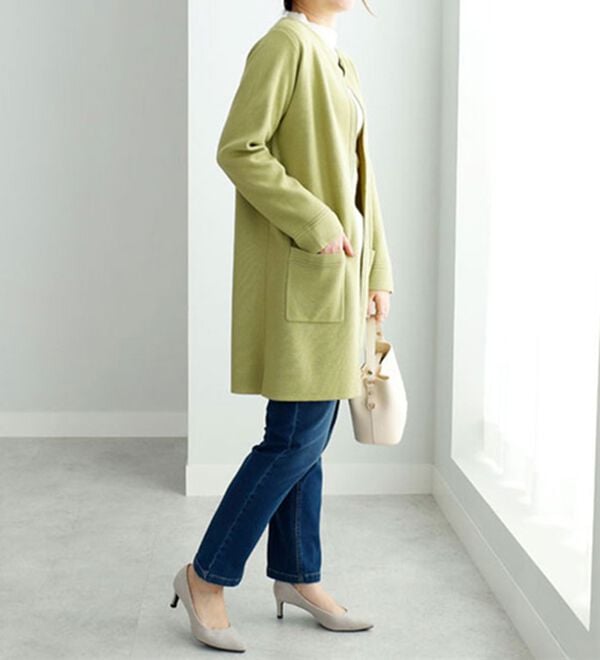 BELLUNA（ベルーナ）の「嬉しい機能付！ミラノリブカーディガン（ニットカーディガン）」｜詳細画像