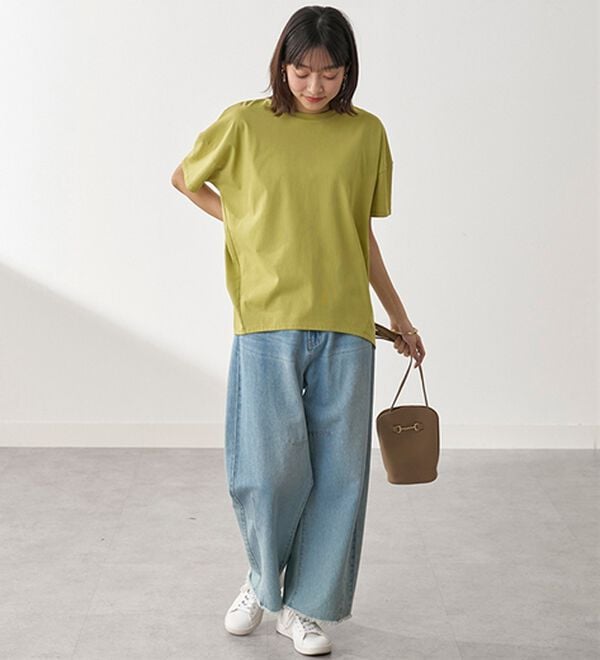 BELLUNA（ベルーナ）の「シュッと体型カバー！コクーンTシャツ（カットソー）」｜詳細画像