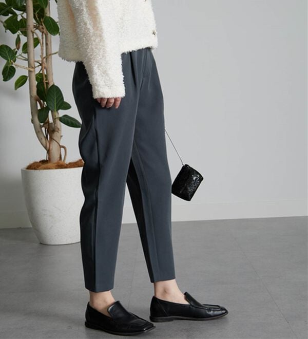 RANAN（ラナン）の「美脚シルエットクロップドパンツ（フルレングスパンツ）」｜詳細画像