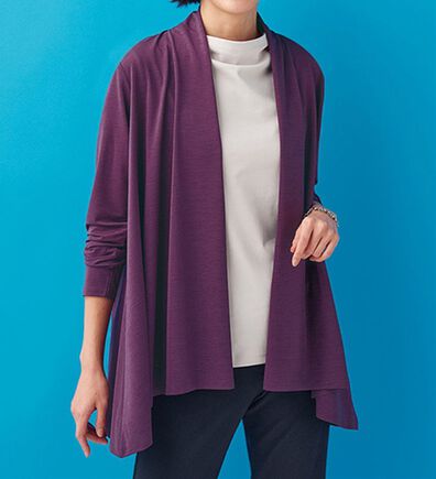 BELLUNA（ベルーナ）の「＜クールスラブ＞ドレープカーディガン（その他カーディガン）」