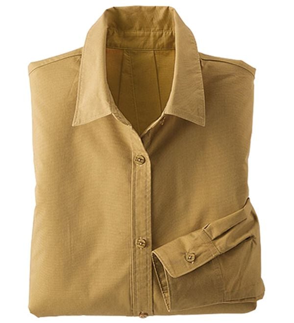 BELLUNA（ベルーナ）の「＜ＳＯＬＯＴＥＸ（Ｒ）＞ストレッチビッグシャツ（シャツ）」｜キャメル