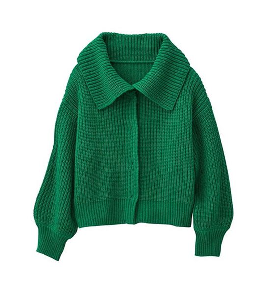 ビッグカラーカーディガン - ベルーナ【公式】