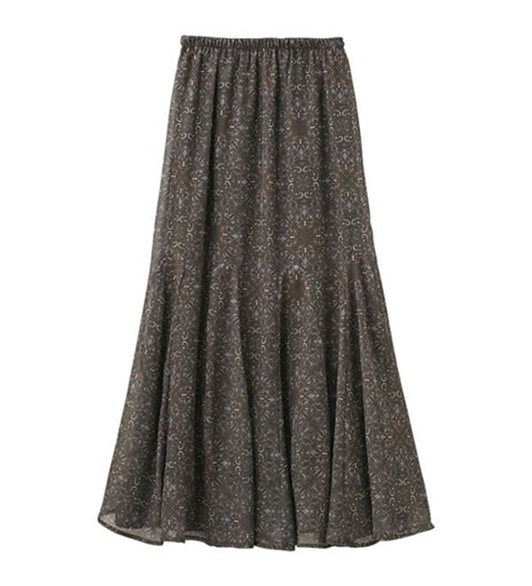 GeeRA（ジーラ）の「切替フレアーロングスカート（ロングスカート）」｜詳細画像