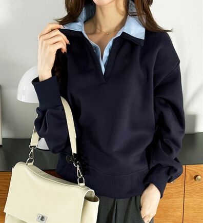 GeeRA（ジーラ）の「ダブル衿スウェット（トレーナー・スウェット）」