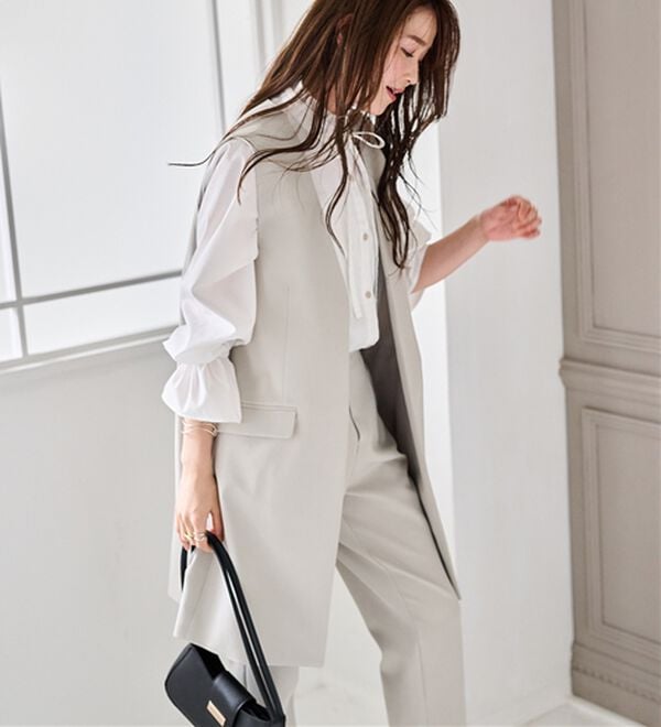 RANAN（ラナン）の「＜２点セット＞ロングジレセットアップ（その他スーツ）」｜詳細画像