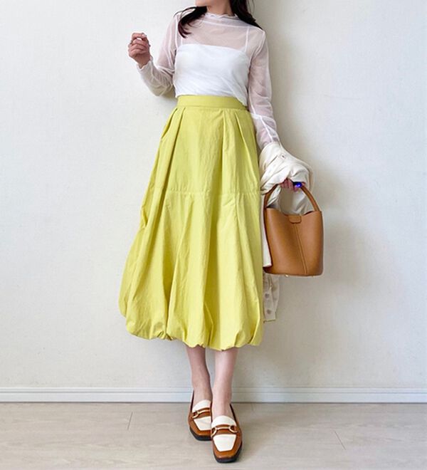 BELLUNA（ベルーナ）の「【低身長さん向け】バルーンスカート（ロングスカート）」｜詳細画像