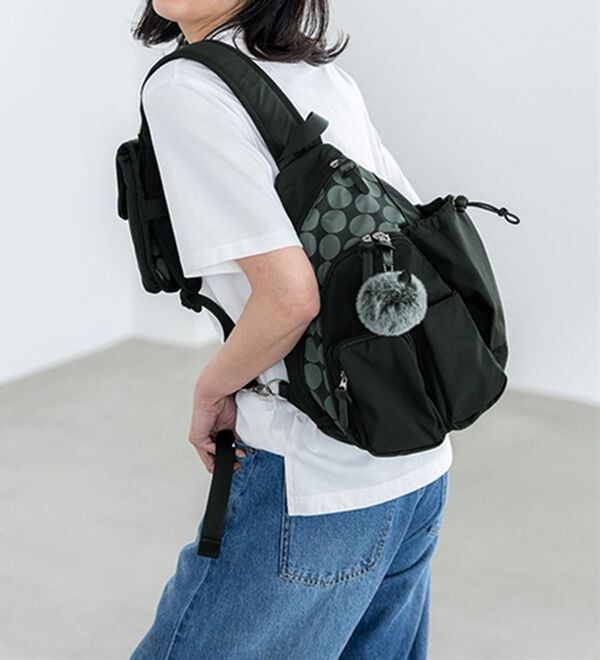 BELLUNA（ベルーナ）の「気がきく小回り優秀ボディバッグ（リュック）」｜詳細画像