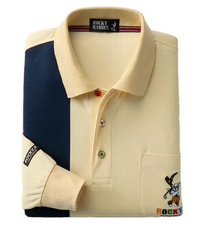 「≪ＴＶ限定★≫ＥＶＥＲＹＤＡＹ長袖ブランドポロシャツ（メンズポロシャツ）」｜イエロー