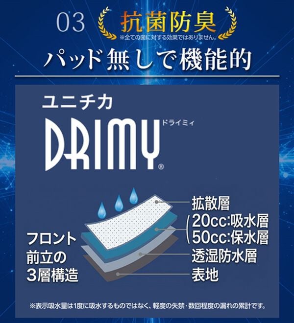 「【４枚組】デービッド　ヒックス　革新設計　パッドのない吸水ボクサーパンツ（メンズボクサーパンツ）」｜詳細画像