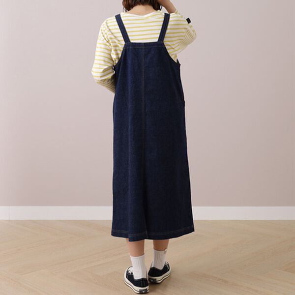 BELLUNA（ベルーナ）の「＜ｓｏｒａｆｕｋｕ＞ポケット使いジャンパースカート（ジャンパースカート）」｜詳細画像