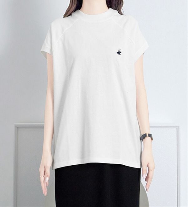 Viola e Viola（ヴィオラ エ ヴィオラ）の「【ビバリーヒルズポロクラブ】ワイドスリーブＴシャツ（Tシャツ）」｜詳細画像