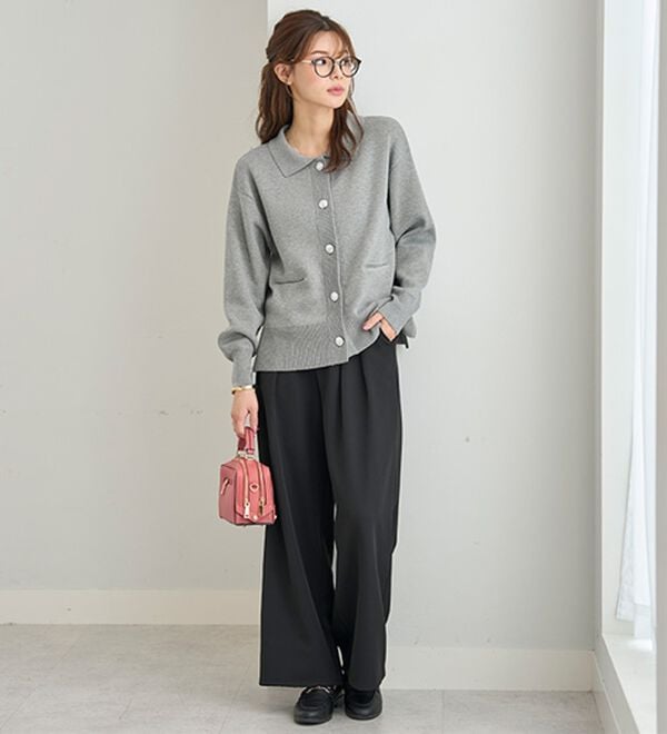 BELLUNA（ベルーナ）の「アウター感覚！ニットジャケット（その他ジャケット）」｜詳細画像