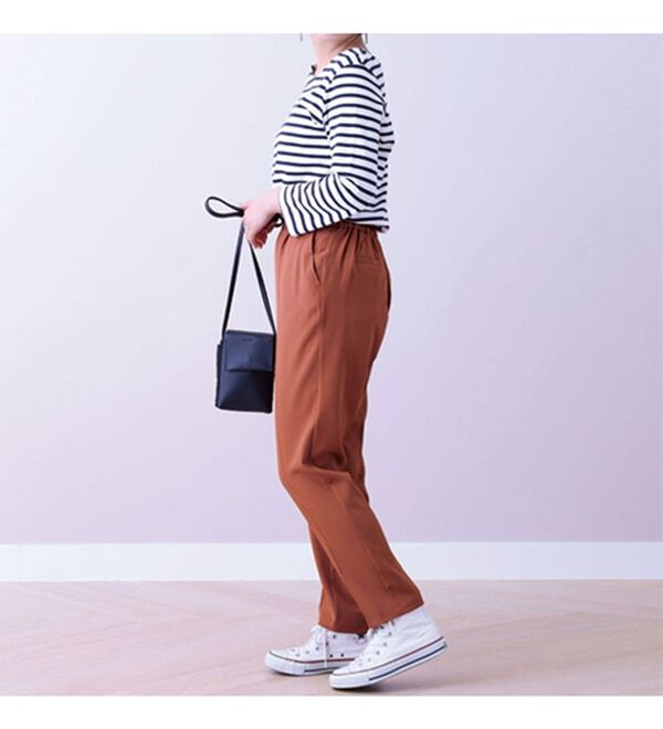 BELLUNA（ベルーナ）の「サラサラ美脚テーパードパンツ（テーパードパンツ）」｜詳細画像