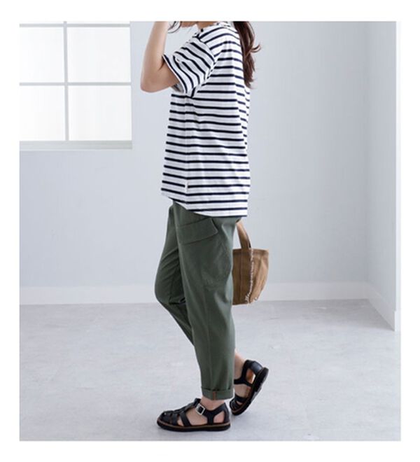 BELLUNA（ベルーナ）の「＜ｓｏｒａｆｕｋｕ＞こだわりポケットテーパードパンツ（テーパードパンツ）」｜詳細画像