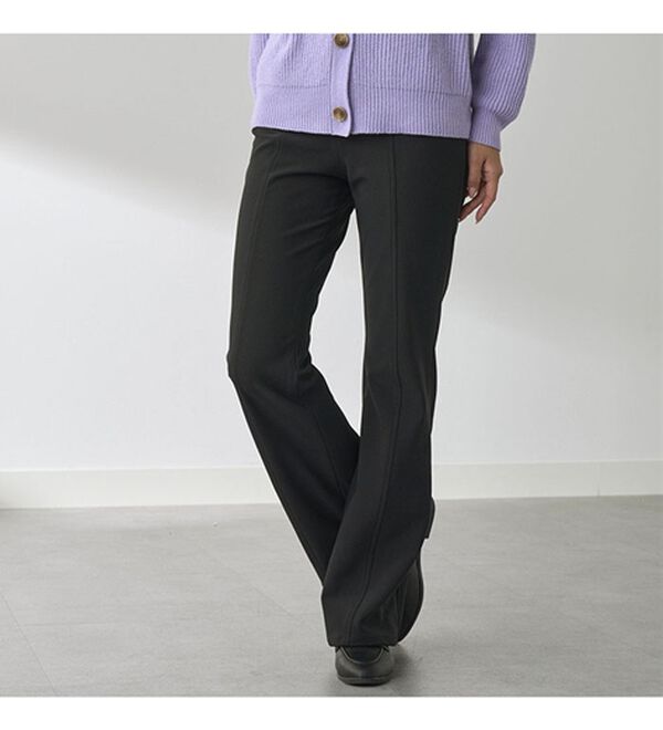 BELLUNA（ベルーナ）の「すっきり伸びる！ハイテンション美脚パンツ　ブーツカット（フルレングスパンツ）」｜詳細画像