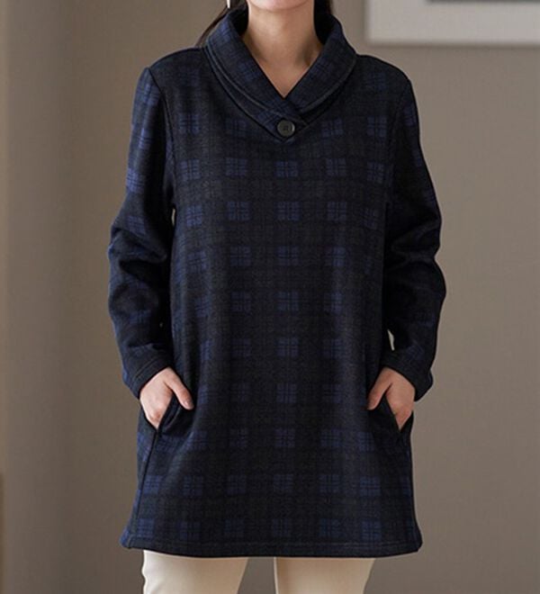 BELLUNA（ベルーナ）の「まるで着る毛布！裏ファーデザインチュニック（チュニック）」｜詳細画像