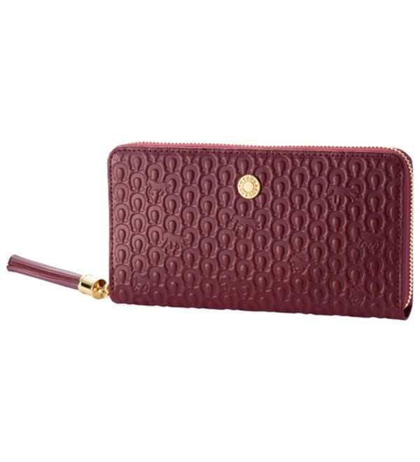 「豊岡工房　イタリア製牛革　馬九行久　財布（メンズ財布・パスケース）」｜ワイン