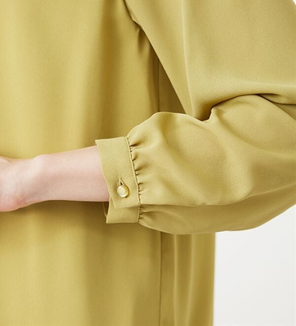 BELLUNA（ベルーナ）の「ジョーゼット素材裾ティアードブラウス（ブラウス）」｜詳細画像