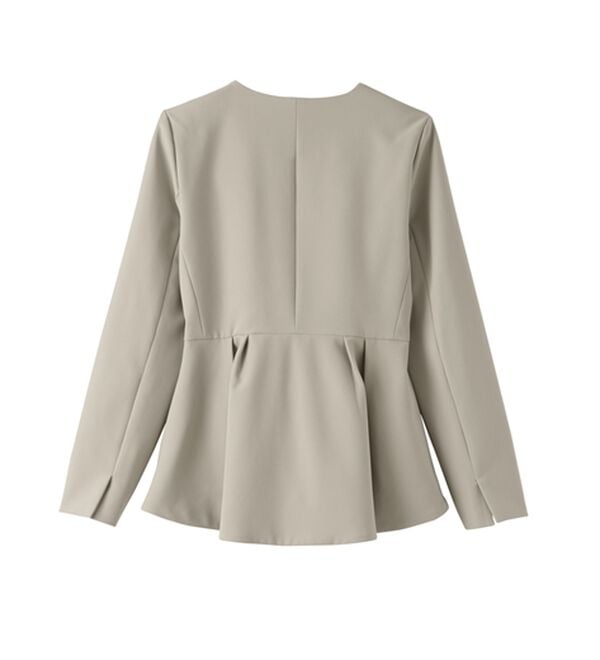 RANAN（ラナン）の「ノーカラーペプラムパンツスーツ（パンツスーツ）」｜詳細画像