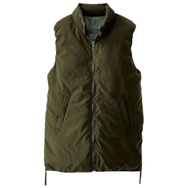 BELLUNA（ベルーナ）の「スタンド衿デザインノンキルト中わたベスト（中わたコート・ベスト）」｜詳細画像