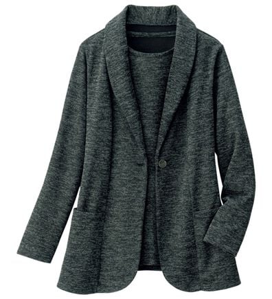 ルフラン（ルフラン）の「軽やかな着心地！メランジ調アンサンブル（アンサンブル）」