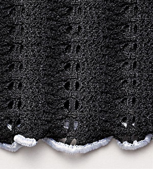 BELLUNA（ベルーナ）の「透かし編レース配色メロープルオーバー（カットソー）」｜詳細画像