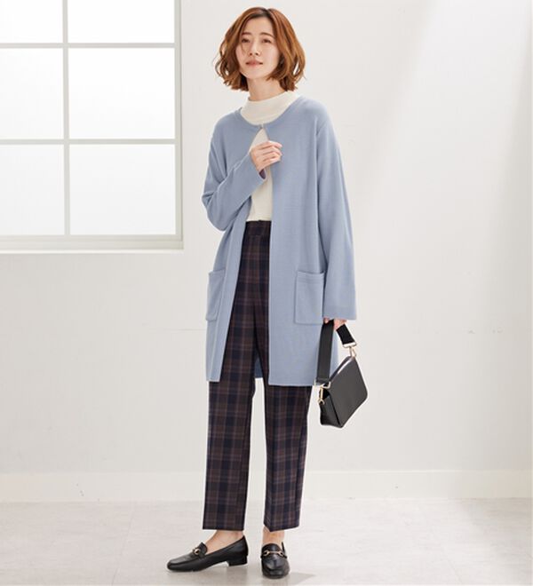 BELLUNA（ベルーナ）の「嬉しい機能付！ミラノリブカーディガン（ニットカーディガン）」｜詳細画像