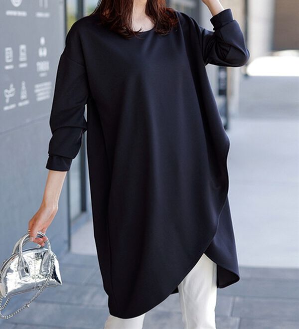 チュニック(131215) Anna Nicola チュニック 脇切替ドットチュニック : ZOZOTOWN