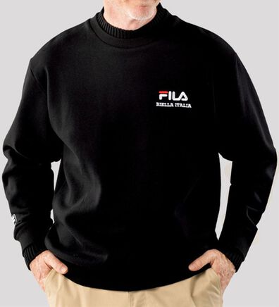「＜フィラ＞技ありニット使いトレーナー（メンズトレーナー）」