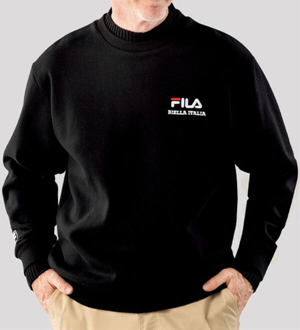 「＜フィラ＞技ありニット使いトレーナー（メンズトレーナー）」｜詳細画像