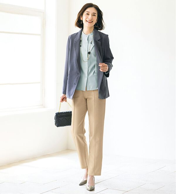 ルフラン（ルフラン）の「日本製肌に優しい綿混ラク楽パンツ（その他パンツ）」｜詳細画像