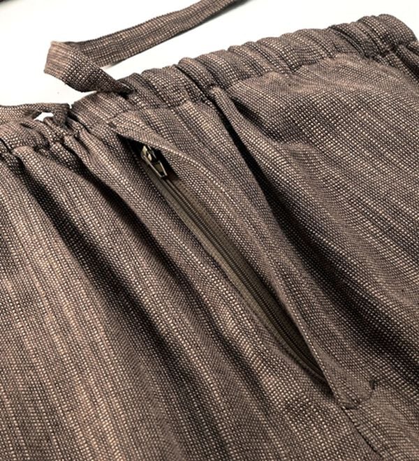 「＜クロコダイル＞ざっくり木綿の綿１００％お洒落作務衣（メンズ和装・浴衣・和装グッズ）」｜詳細画像