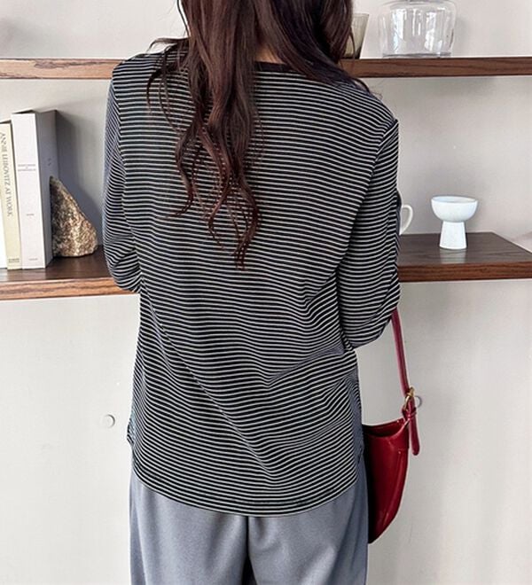 GeeRA（ジーラ）の「【U.S.POLOASSN】ワッフルヘンリーネックカットソー（カットソー）」｜詳細画像