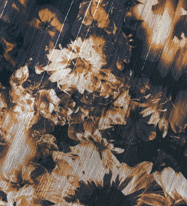 RANAN（ラナン）の「ラメストライプボウタイプリントワンピ（プリントワンピース）」｜詳細画像