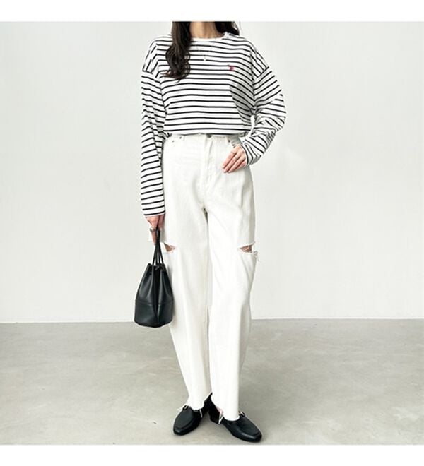 GeeRA（ジーラ）の「アソートカットアウトダメージパンツ（フルレングスパンツ）」｜詳細画像