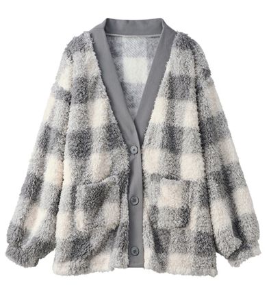 YU'NOW（ユナウ）の「モールニット風カーディガン（パジャマ・ルームウェア）」